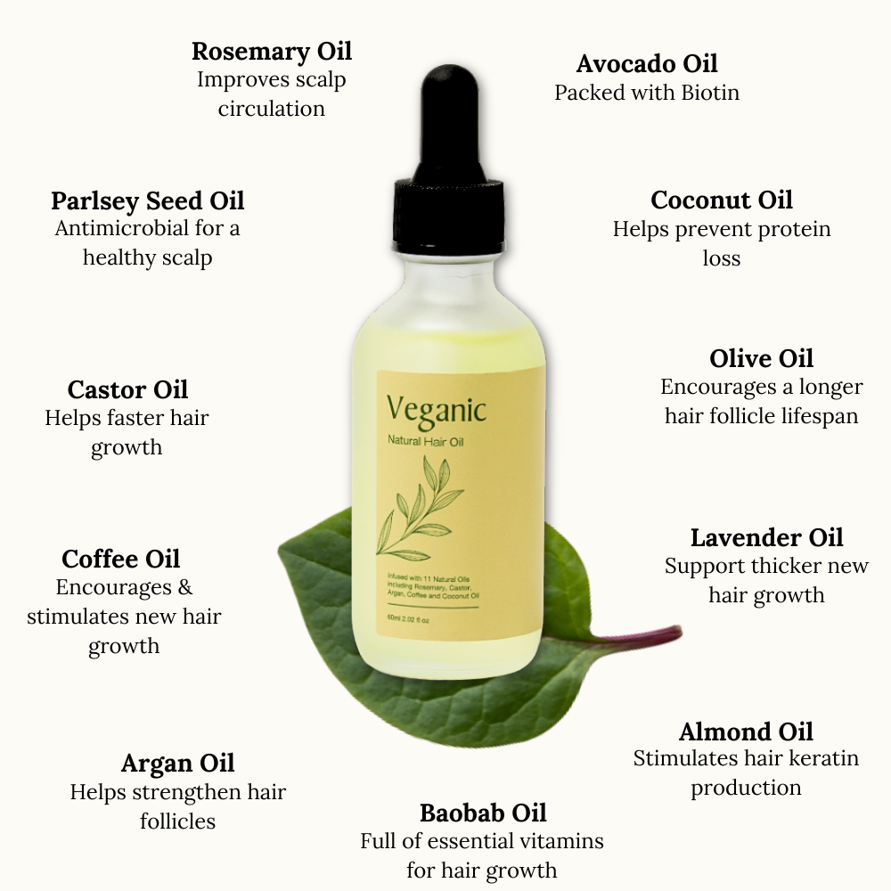 Veganic Natural Hair Growth Oil